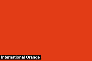 Scotia Metal Products colours - Internetional Orange colour